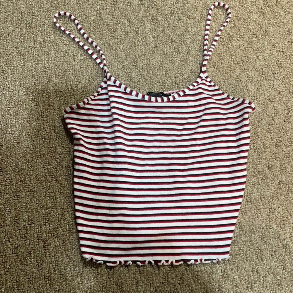 Forever 21 Striped Tank/ Crop Top